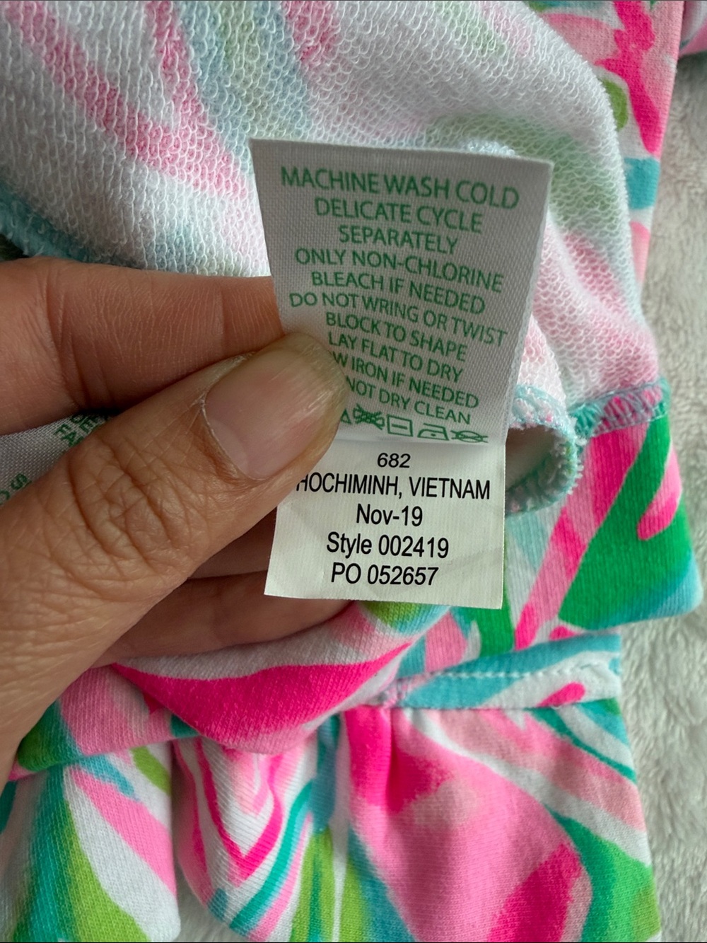 Lilly Pulitzer Romee Multi Croc My World Pattern Wrap Dress - Picture 10 of 10
